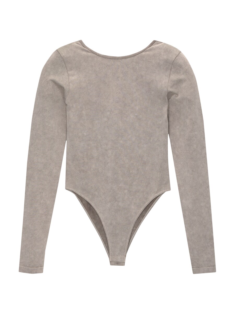 

Боди-рубашка Pull&Bear, светло-серый