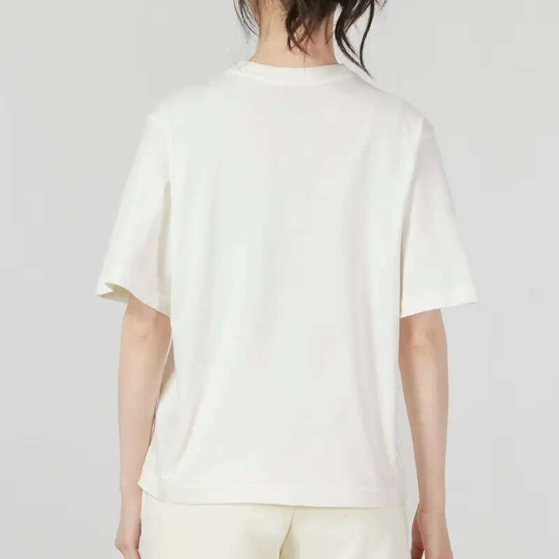 SS23 OC3 Boxy Sportswear Ретро Повседневная Футболка с круглым вырезом Бежевый Nike, Экрю — фото 4