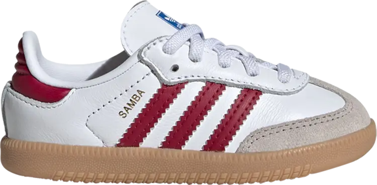 

Кроссовки Samba OG I 'White Collegiate Burgundy Gum', белый