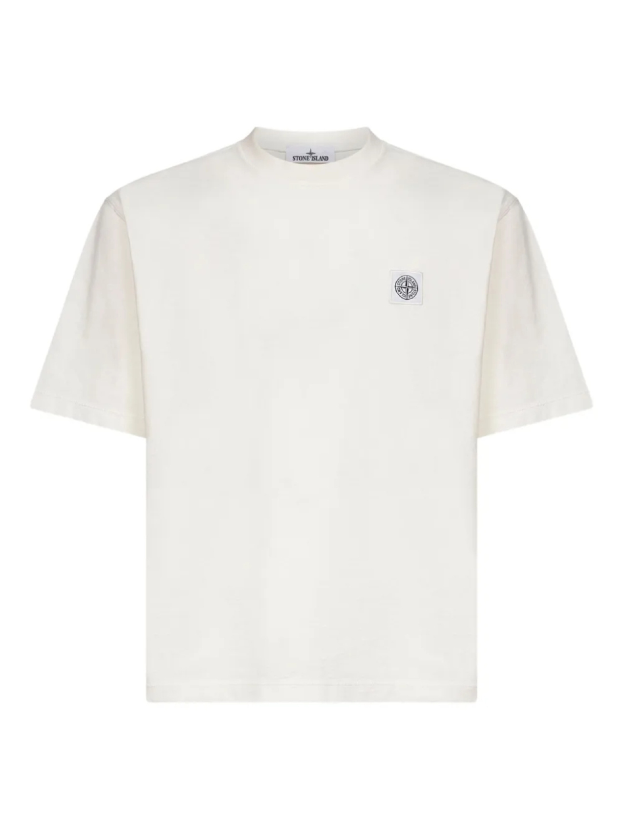 

Футболка с нашивкой-логотипом Stone Island в виде компаса, нейтральный