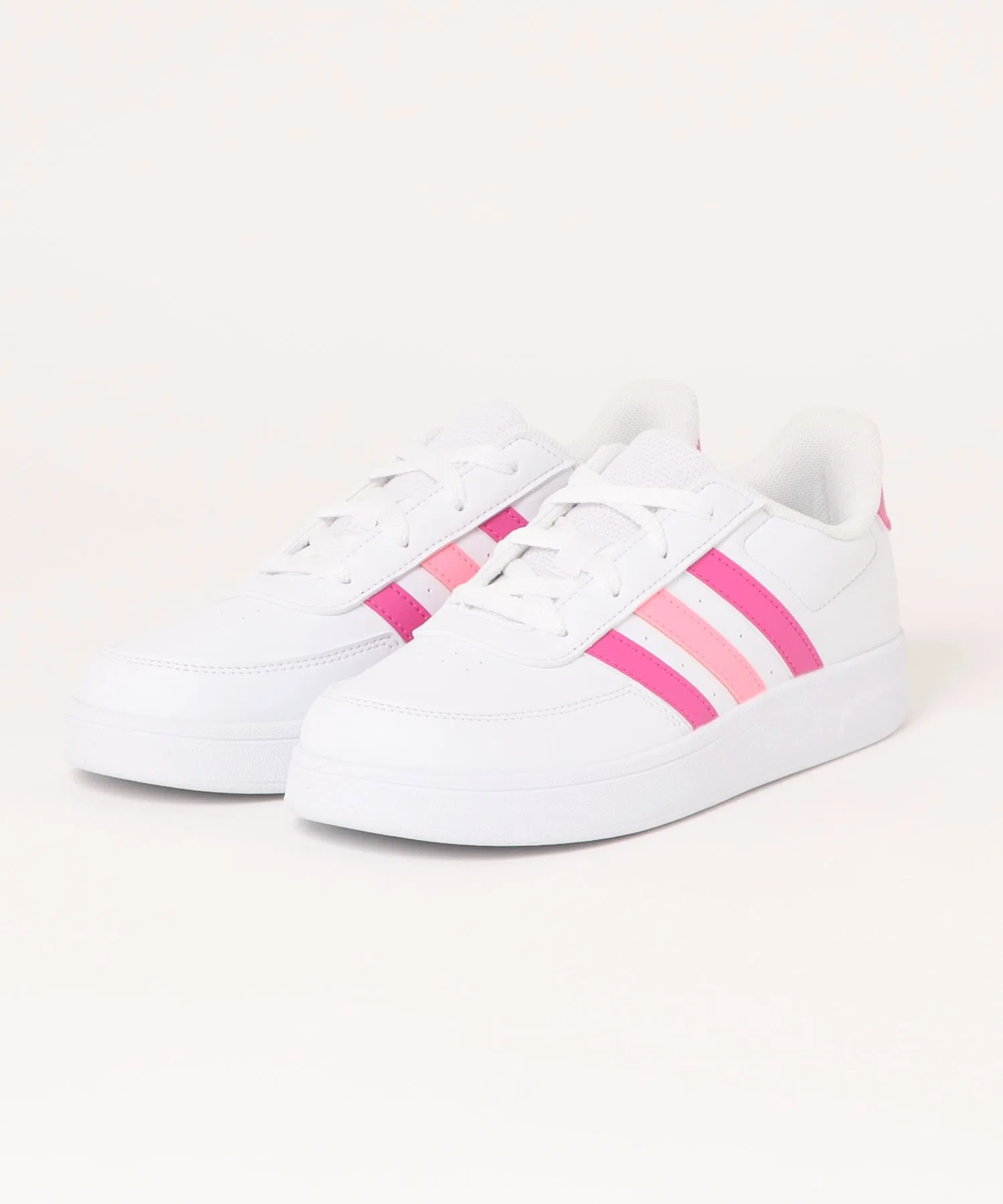 Детские кроссовки adidas COREBREAK 2.0K бело-розовые