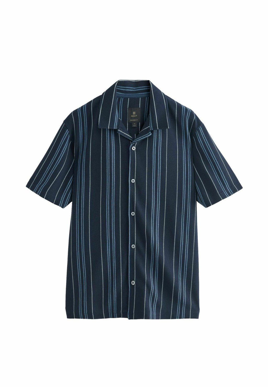 

Рубашка SHORT-REGULAR FIT Next, темно-синий