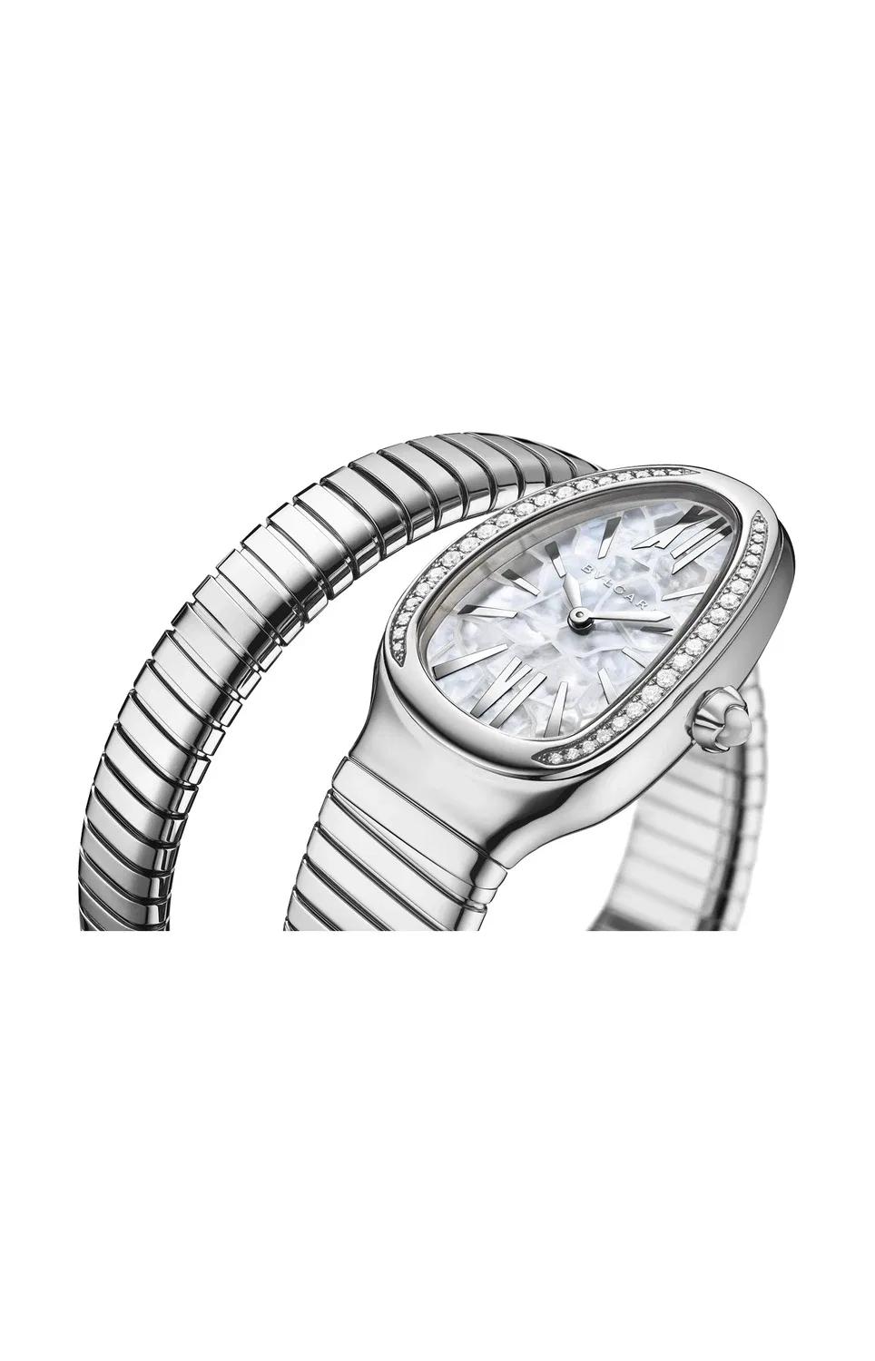 СЕРПЕНТИ ТУБОГАС - ЛИМИТИРОВАННАЯ СЕРИЯ - RE00069 BULGARI, серебряный — фото 2