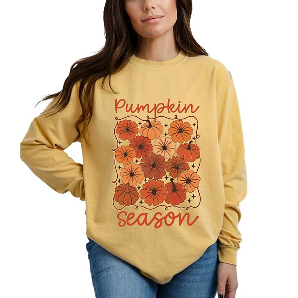 

Футболка с принтом Pumpkin season floral, женская, окрашенная в готовом виде, с длинным рукавом Simply Sage Market, Mustard, Зеленый, Футболка с принтом Pumpkin season floral, женская, окрашенная в готовом виде, с длинным рукавом Simply Sage Market, Musta