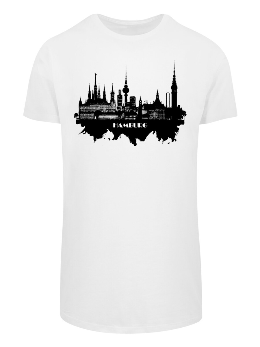 

Рубашка F4NT4STIC Cities Collection - Hamburg skyline, белый