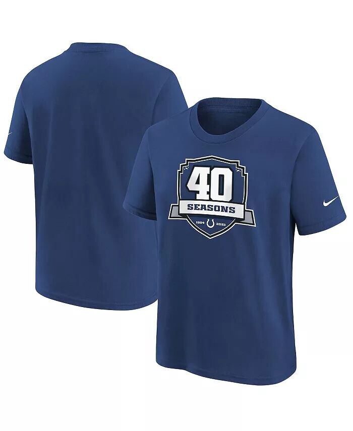 

Синяя футболка Big Boys Indianapolis Colts в честь 40-летия Big Boys Nike, синий