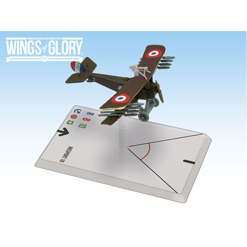 

Фигурки Wings Of Glory Ww1: Nieuport 16 Airplane Pack (De Guibert)