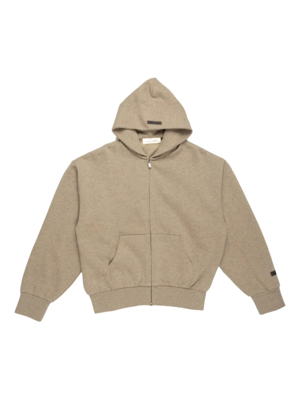 

Толстовка с капюшоном из флиса на молнии FEAR OF GOD ESSENTIALS, нейтральный