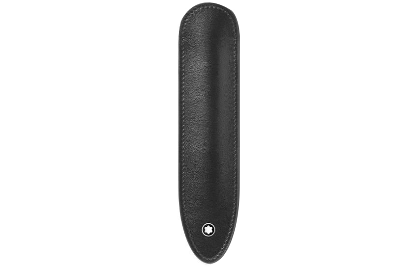 

MONTBLANC Кожаная сумка для хранения Meisterstuck мужская черная