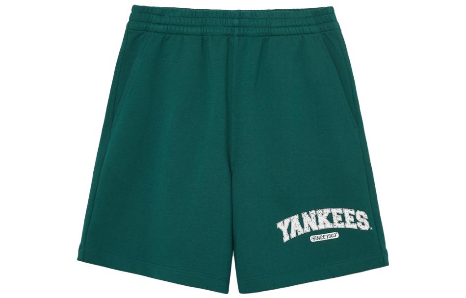 

Шорты-5 шт. с логотипом Varsity, повседневные шорты унисекс, NY MLB, темно-зеленый