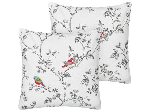 

Декоративная подушка Beliani DILLENIA, 45x45x45 см цвет cremeweiß/grau/multicolor/weiß
