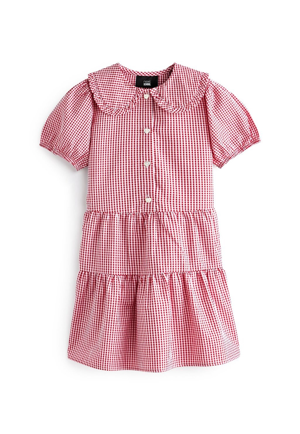 Повседневная одежда Rich School Gingham Tiered Pretty Next, ред — фото 2