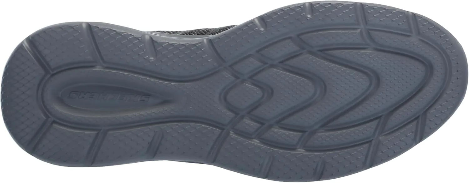 Мужские кроссовки Skechers Streetwear Garner - Orston вязаные с эластичной вставкой, черный — фото 2