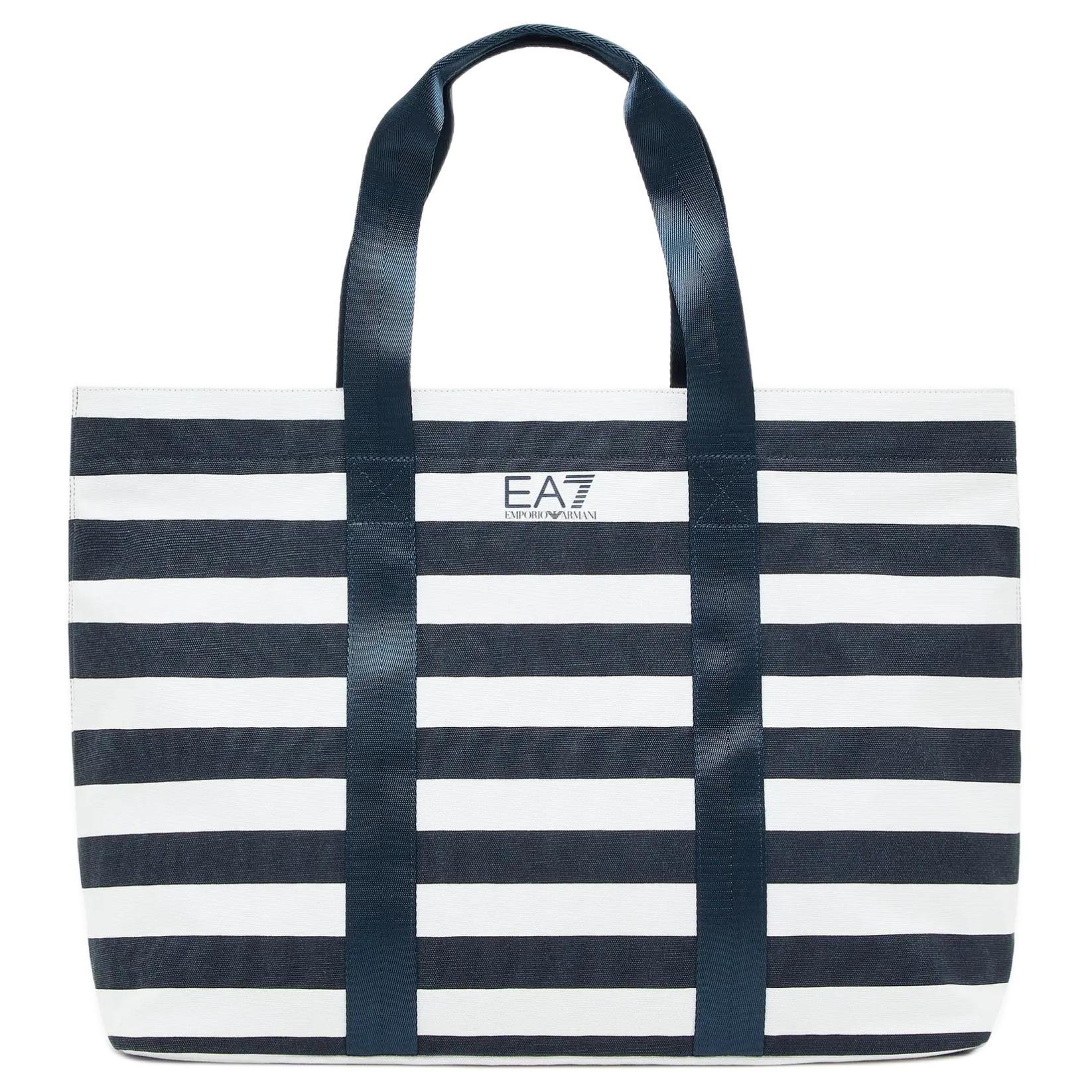 

EMPORIO ARMANI Хлопковая сумка через плечо Women's Blue & White