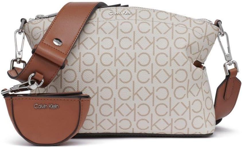 

Женская сумка-тоут Calvin Klein Cypress 2 в 1 с застежкой-молнией и кроссбоди, Vanilla/Khaki/Caramel, Хаки, Женская сумка-тоут Calvin Klein Cypress 2 в 1 с застежкой-молнией и кроссбоди, Vanilla/Khaki/Caramel