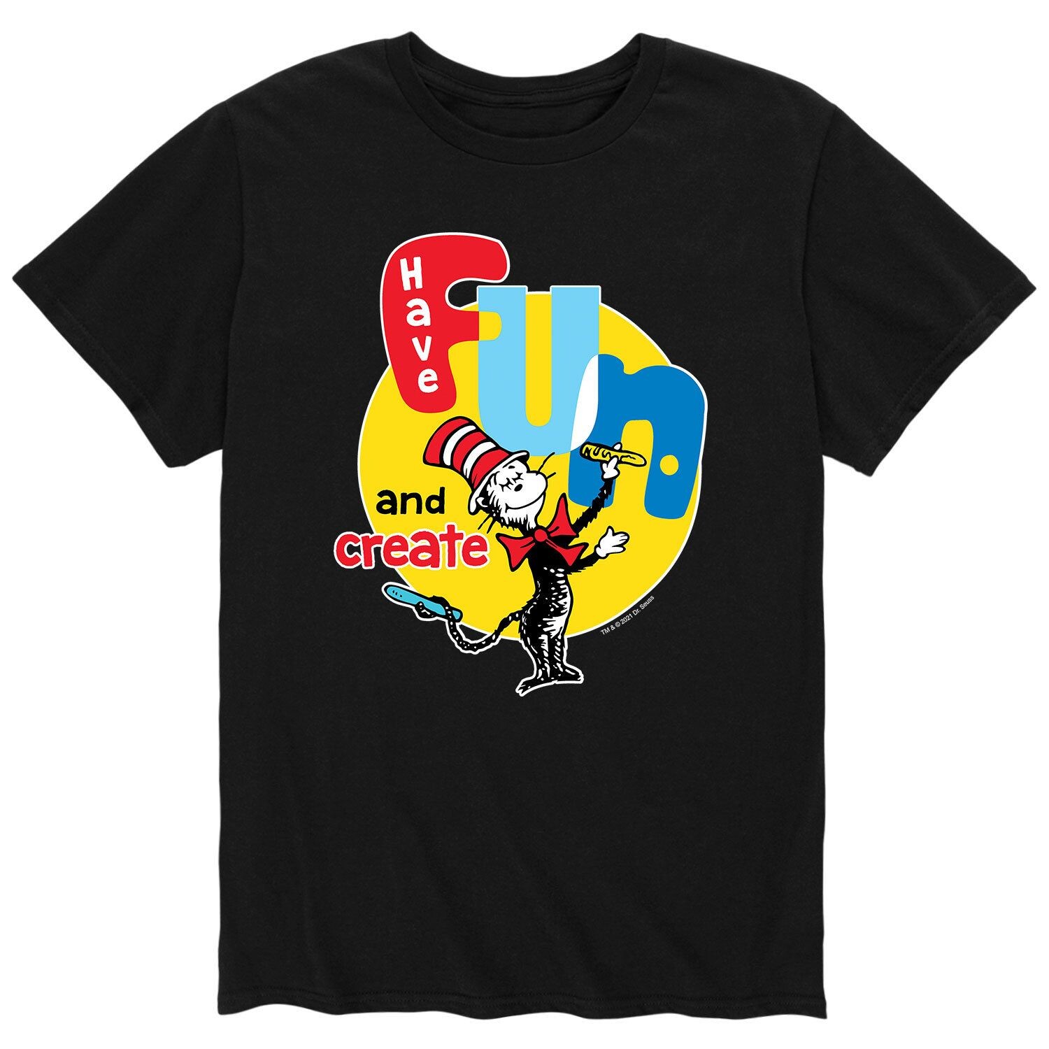 

Мужская футболка Dr. Seuss Have Fun And Create Licensed Character