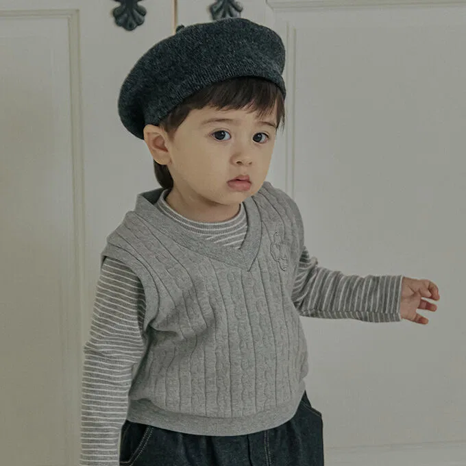 Детский жилет Littletini, серый