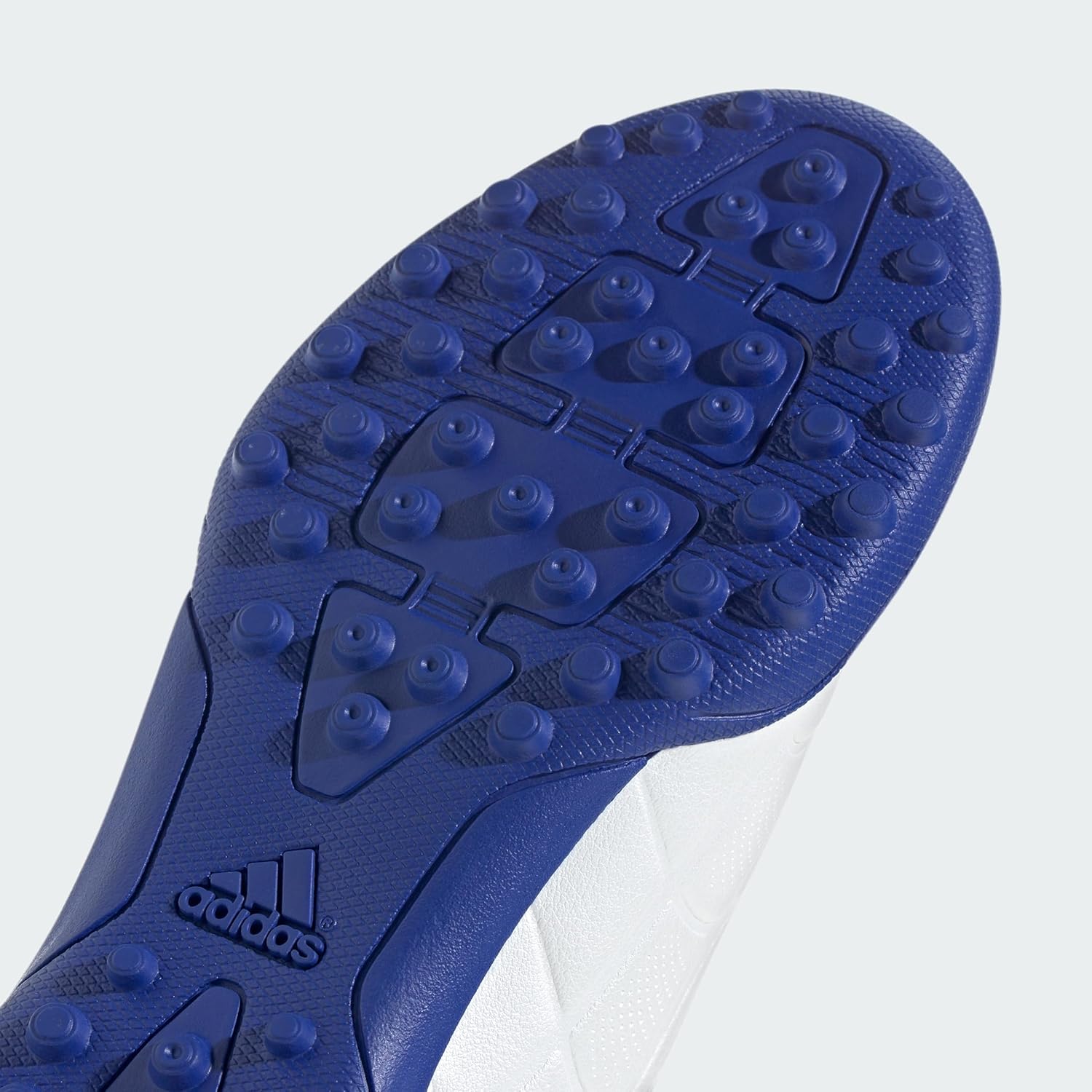 Детские кроссовки Adidas Copa Pure 2 League Turf (унисекс), белый/красный/голубой — фото 4