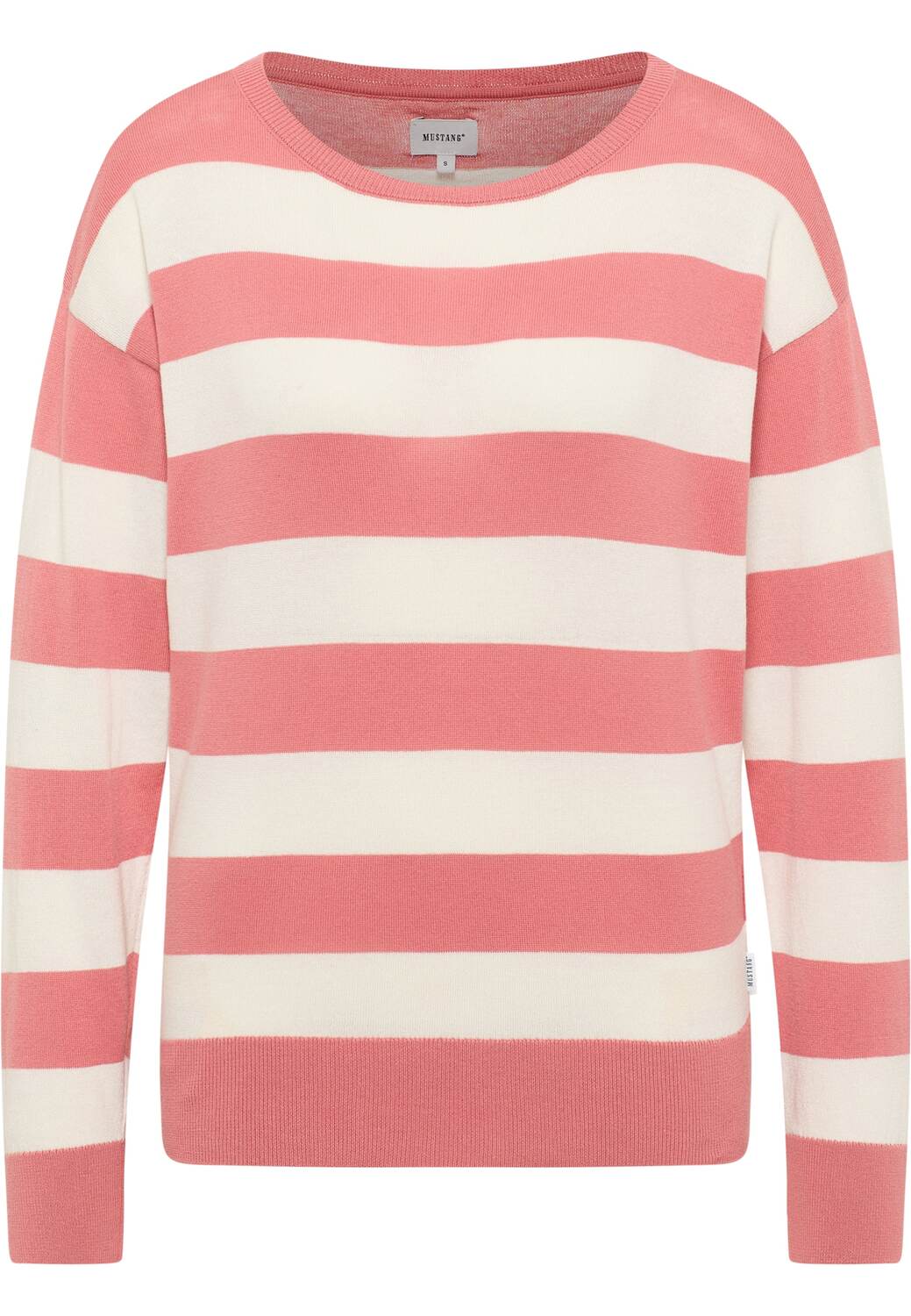 

MUSTANG Свитшот 'Style Marianna' в светло-бежевом, приглушенно-розовом цвете