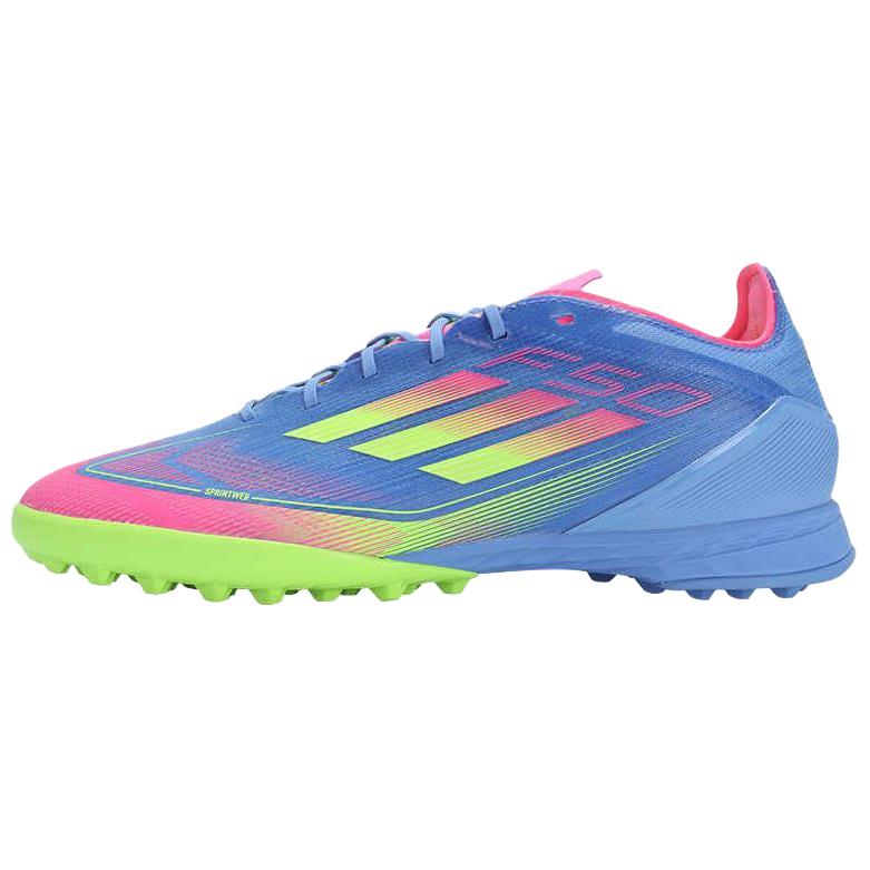 Adidas Футбольные бутсы F50 PRO TF с резиновыми шипами, противоскользящие, износостойкие, унисекс, синие, розовые