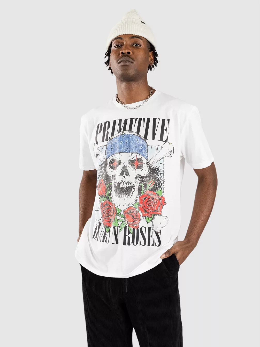 

Футболка X Guns N Roses Streets Primitive, белый