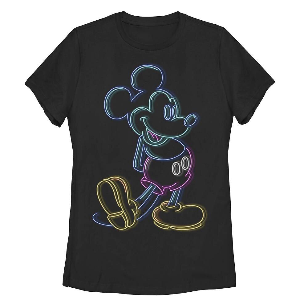 

Детская неоновая футболка с Микки Маусом Disney's Licensed Character, черный