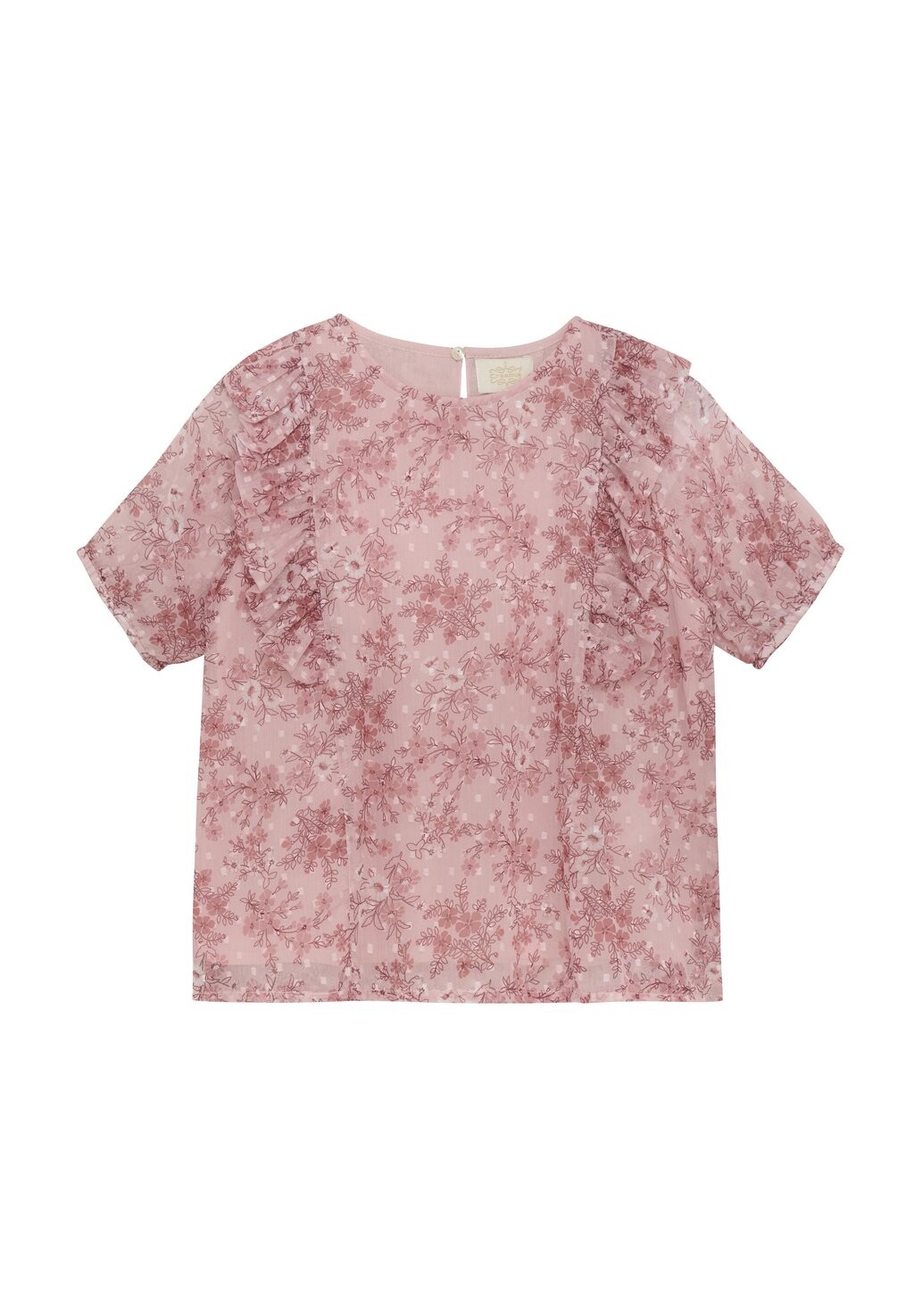 

Блузка FLOWER DOBBY Creamie, цвет peachskin