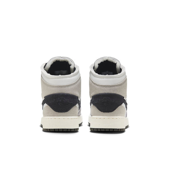 Кроссовки 1 mid se craft 'inside out - cement grey' Air Jordan, серый — фото 4