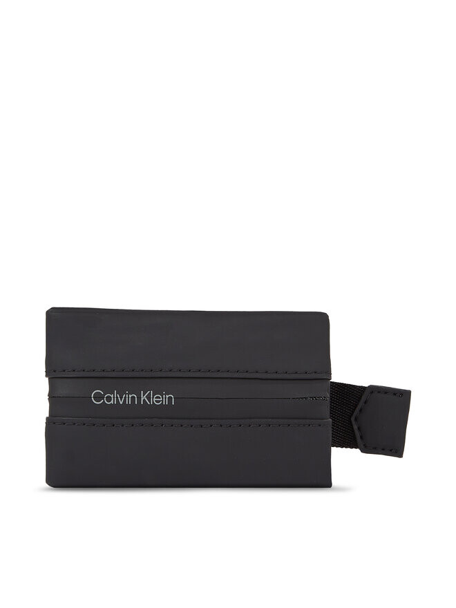 

Картхолдер Rubberized Slide Ccholder Calvin Klein, черный