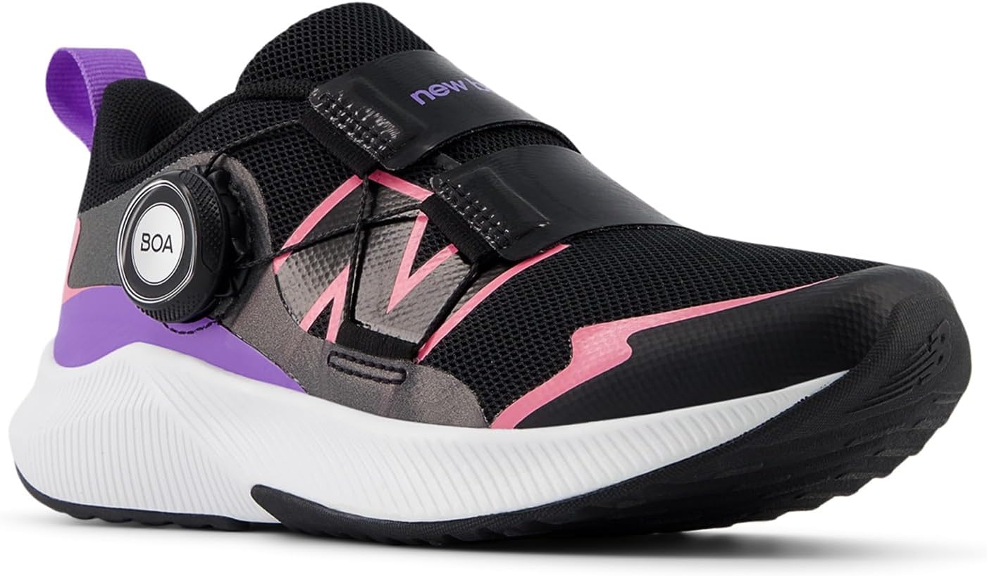 

Кроссовки для бега New Balance Kids' DynaSoft Reveal V4 Boa, черный/фиолетовый/розовый