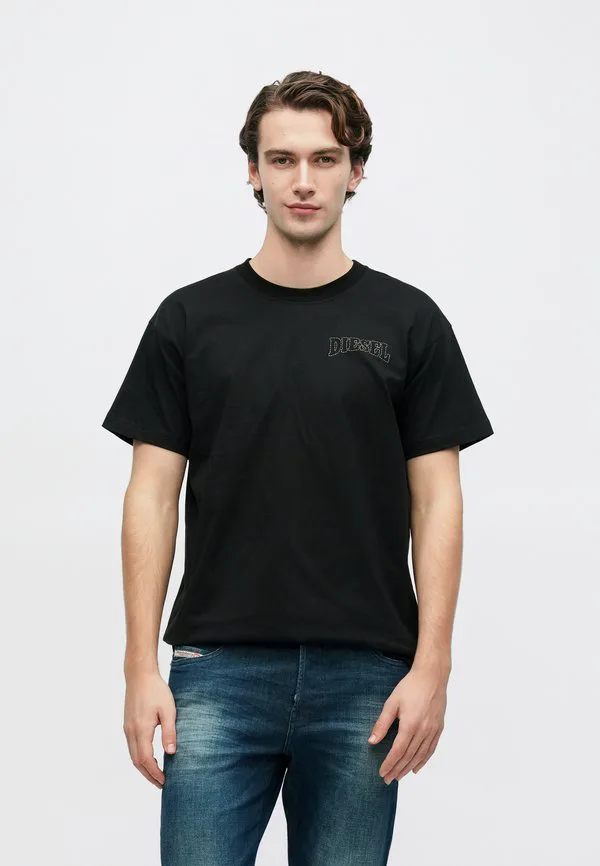Обычная базовая футболка Diesel, Black