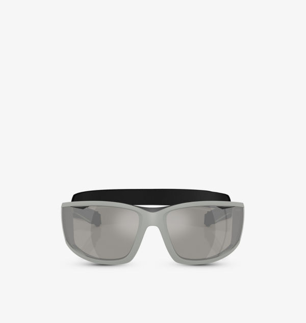 

Солнцезащитные очки в прямоугольной оправе Psa04S Prada Linea Rossa, серый