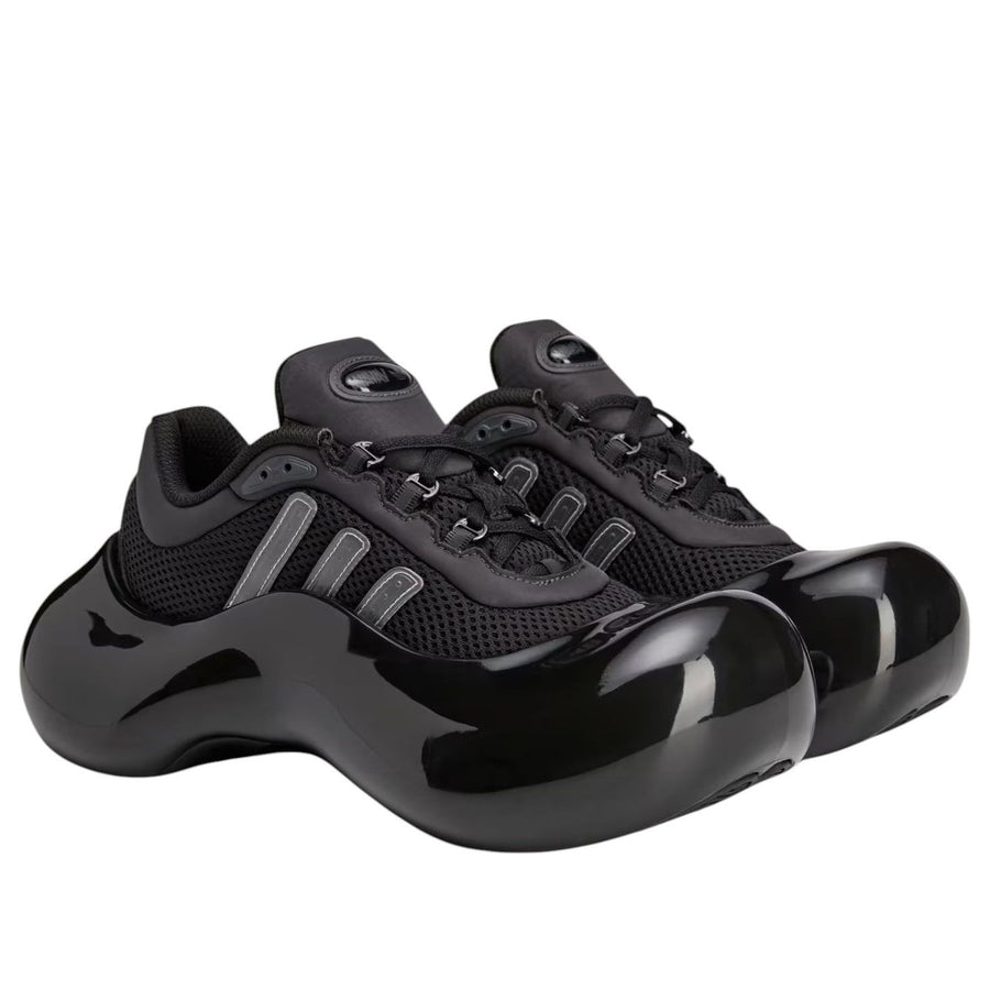 Кроссовки (WMNS) adidas x Avavav Moonrubber Megaride 'Black', черный — фото 3