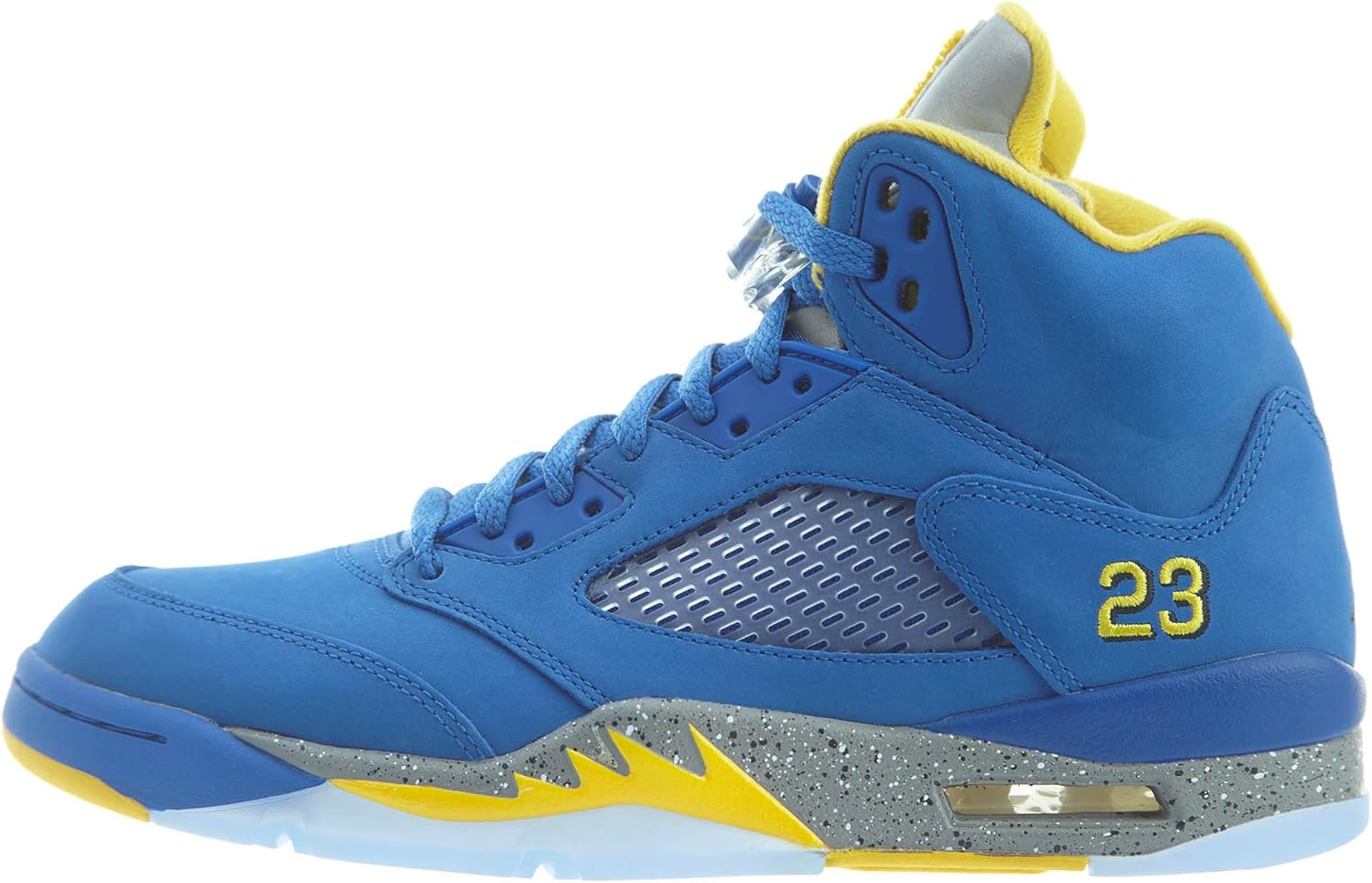 

Air Jordan V (5) Retro (Laney), Varsity Royal/Light Charcoal/Varsity Maize