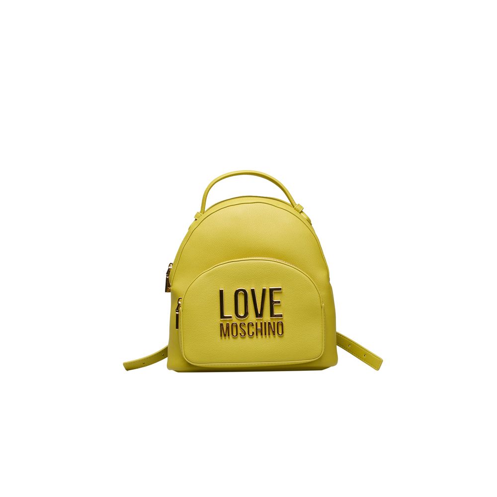 

Желтый полиэтиленовый женский рюкзак LOVE MOSCHINO