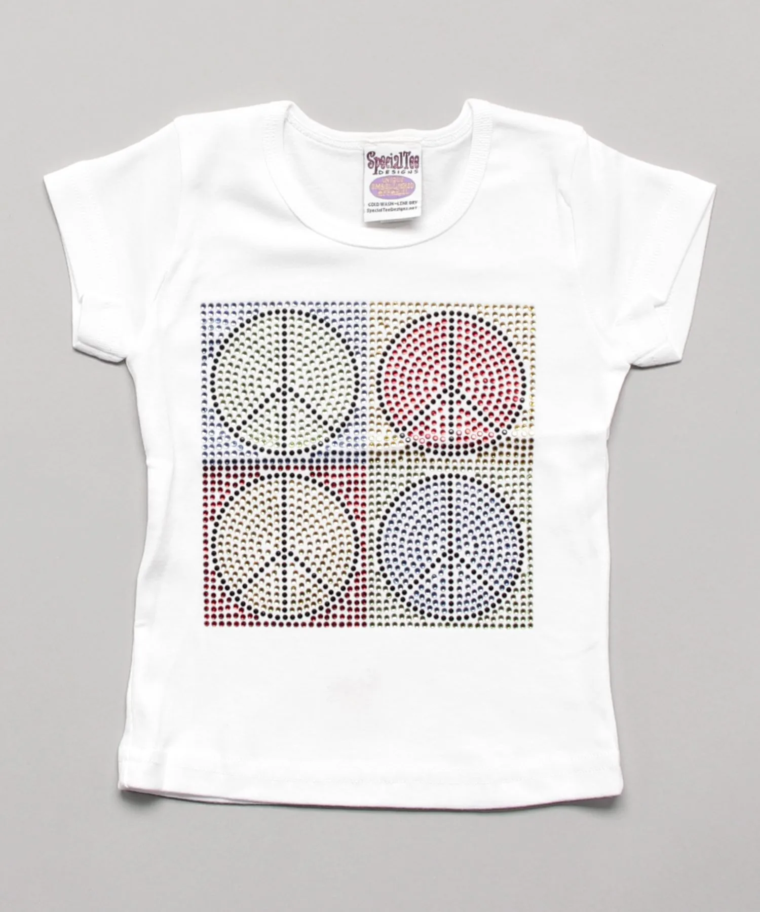 Детская футболка с принтом и заклёпками SPECIAL TEE 616152 чёрная