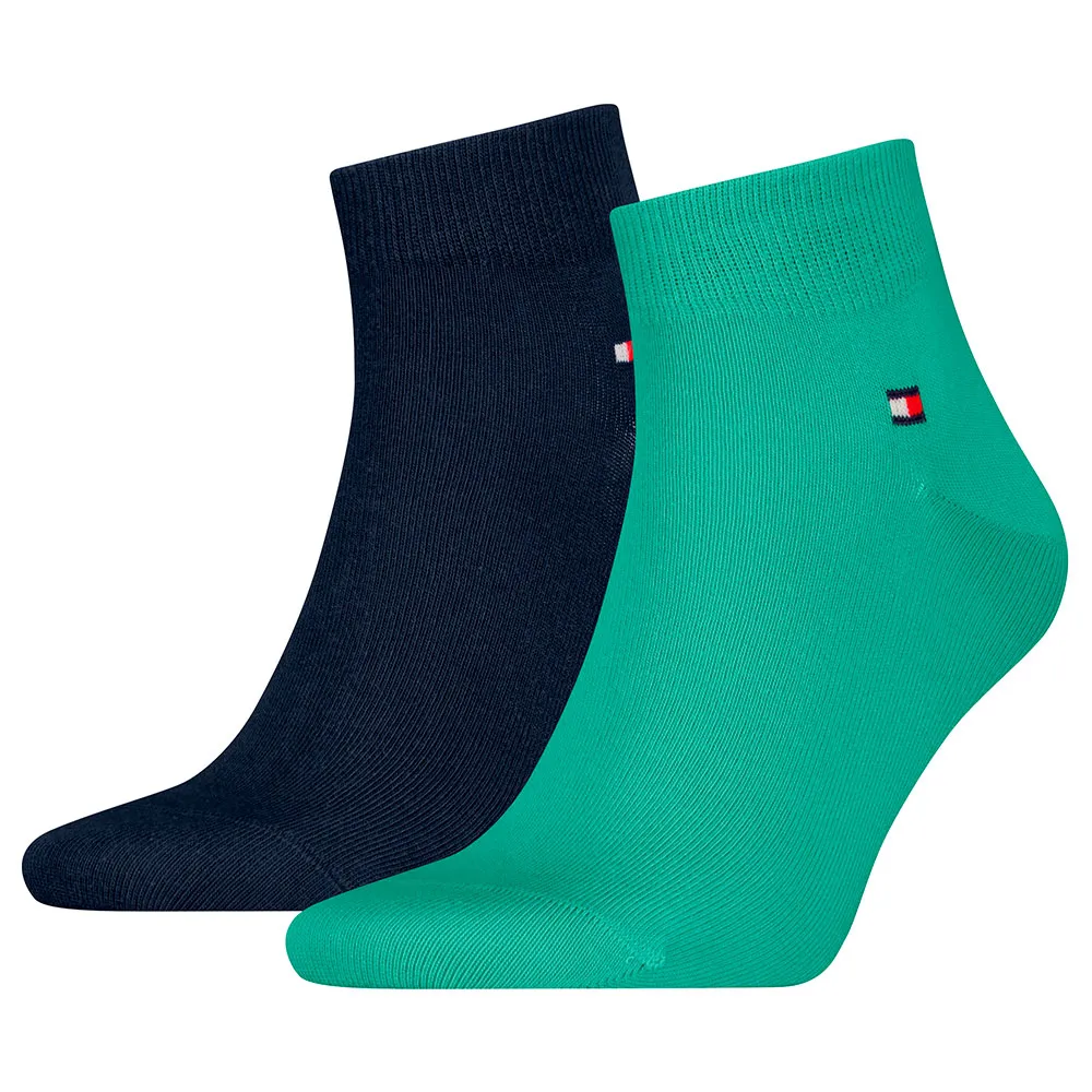

Носки 2 шт Tommy Hilfiger Quarter, зеленый
