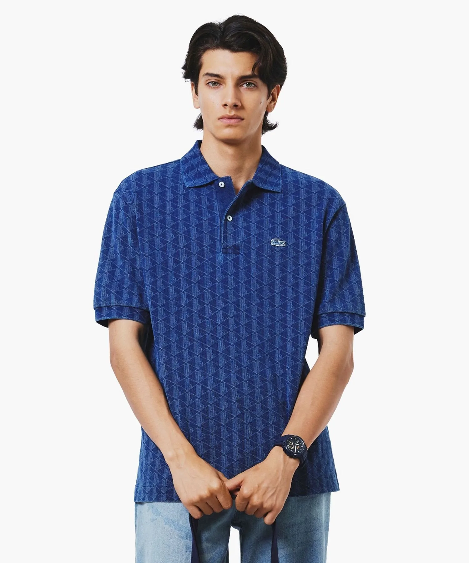 Рубашка-поло LACOSTE Light Indigo Blue