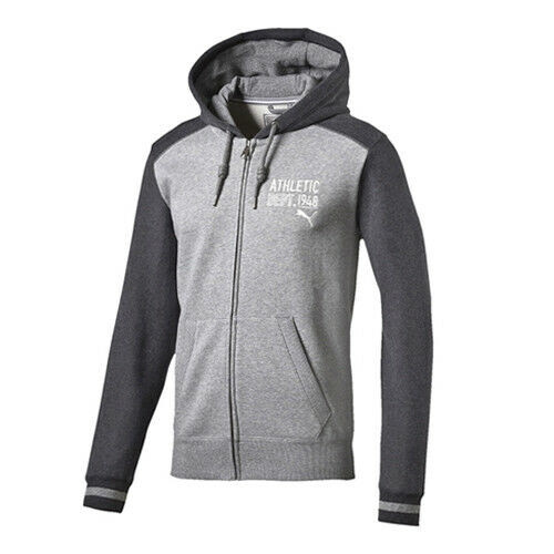 

Джемпер с капюшоном и капюшоном на молнии athletic dept 1948 834123 32 a109c Puma, серый