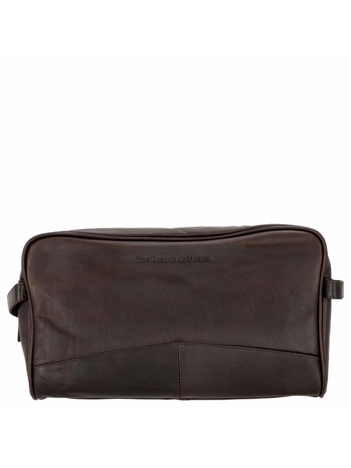 

The Chesterfield Brand Стефан - Кожаная косметичка 29 см (черная) коричневого цвета