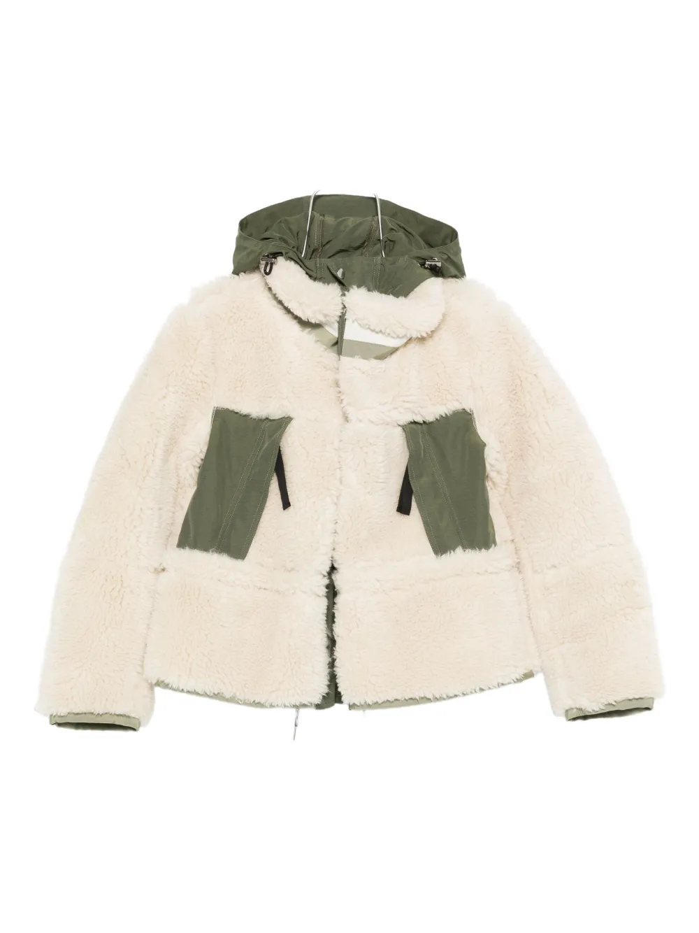 

Куртка с капюшоном и панелями SACAI, нейтральный