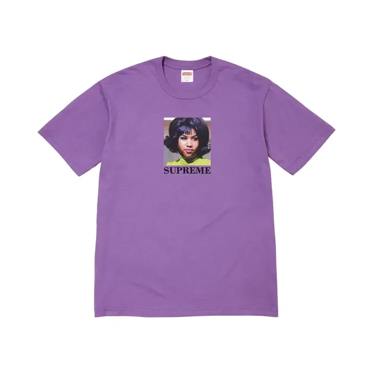 Футболка Supreme Aretha Tee, фиолетовый