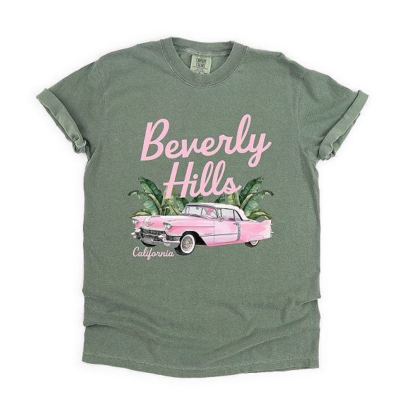 

Футболка Beverly Hills в стиле ретро с эффектом окрашивания Simply Sage Market, Moss, Зеленый, Футболка Beverly Hills в стиле ретро с эффектом окрашивания Simply Sage Market, Moss