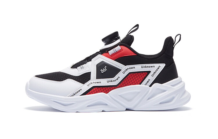 

Кроссовки для детей "Дети" 361°Kids, цвет Carbon black / 361 degree white / energy red