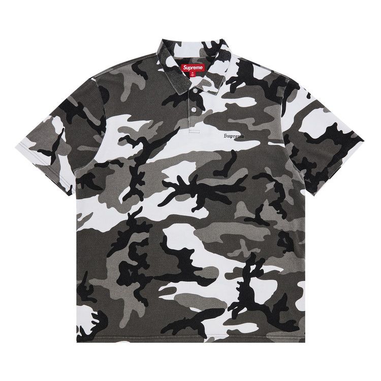

Поло Supreme Washed Camo Polo, Snow Camo