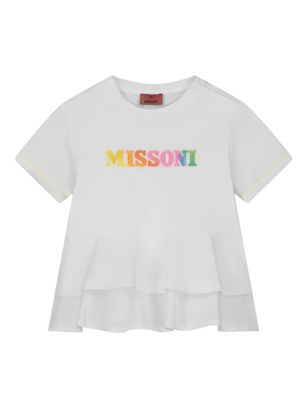 

Платье с пуговицами Missoni Kids, белый