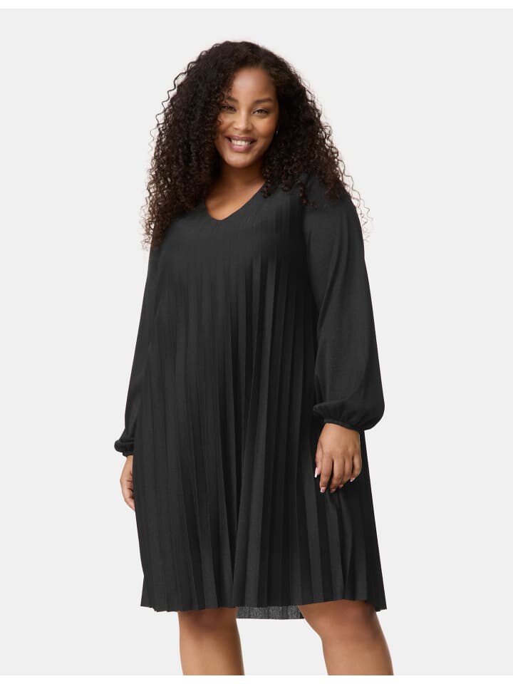 

Платье до колена SAMOON Kleid Gewirke, черный