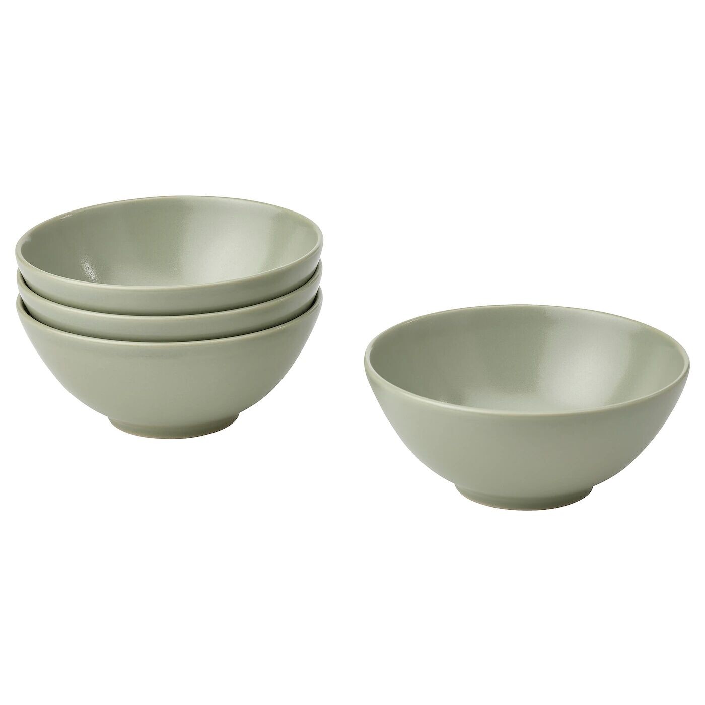 

Миска, матовый зеленый, 12 см, FÄRGKLAR IKEA