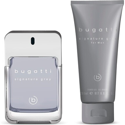 

Туалетная вода Bugatti Signature Grey Man 100 мл + гель для душа 200 мл - подарочный набор