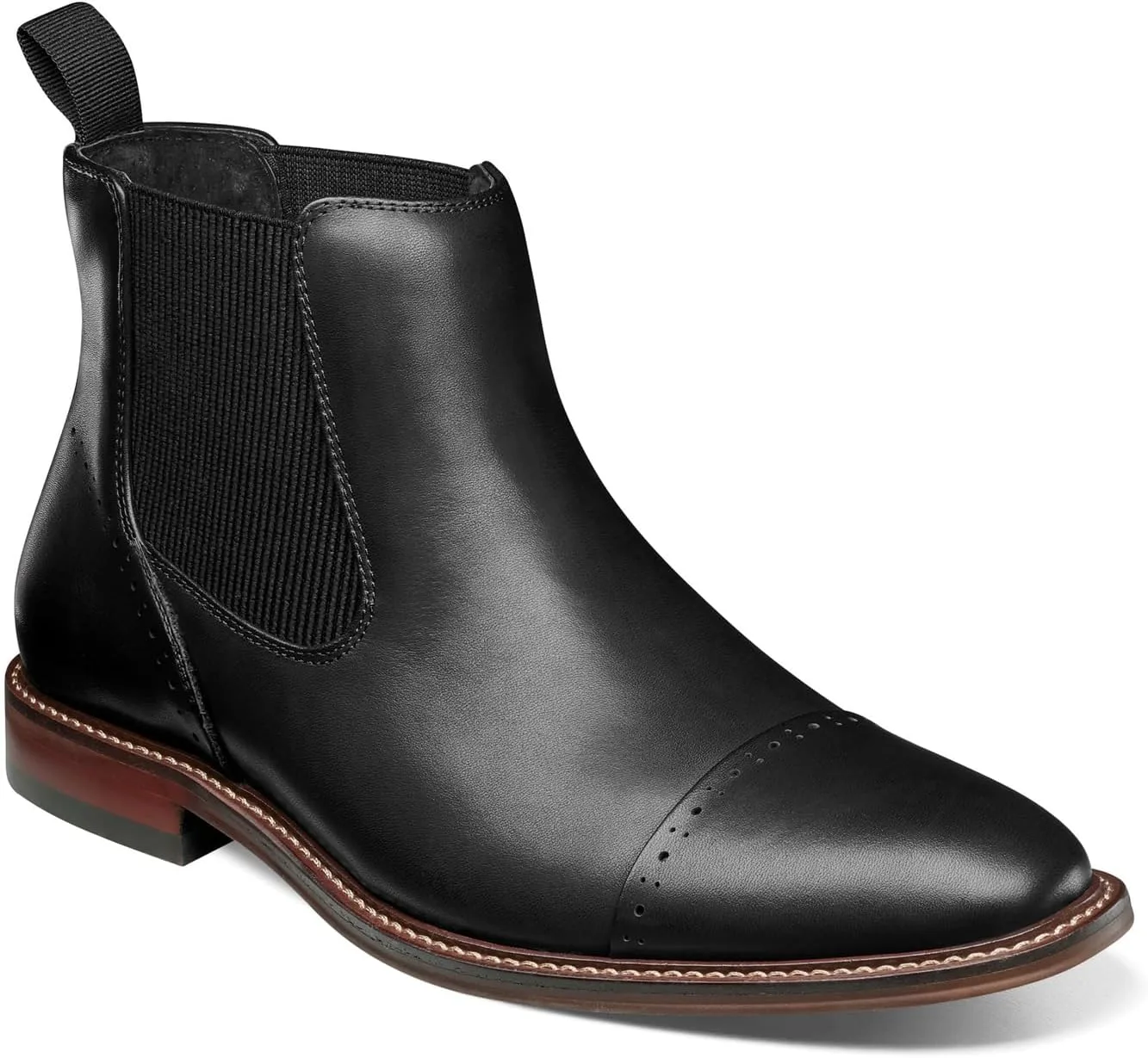 Мужские ботинки Maury Cap Toe от Stacy Adams, черный